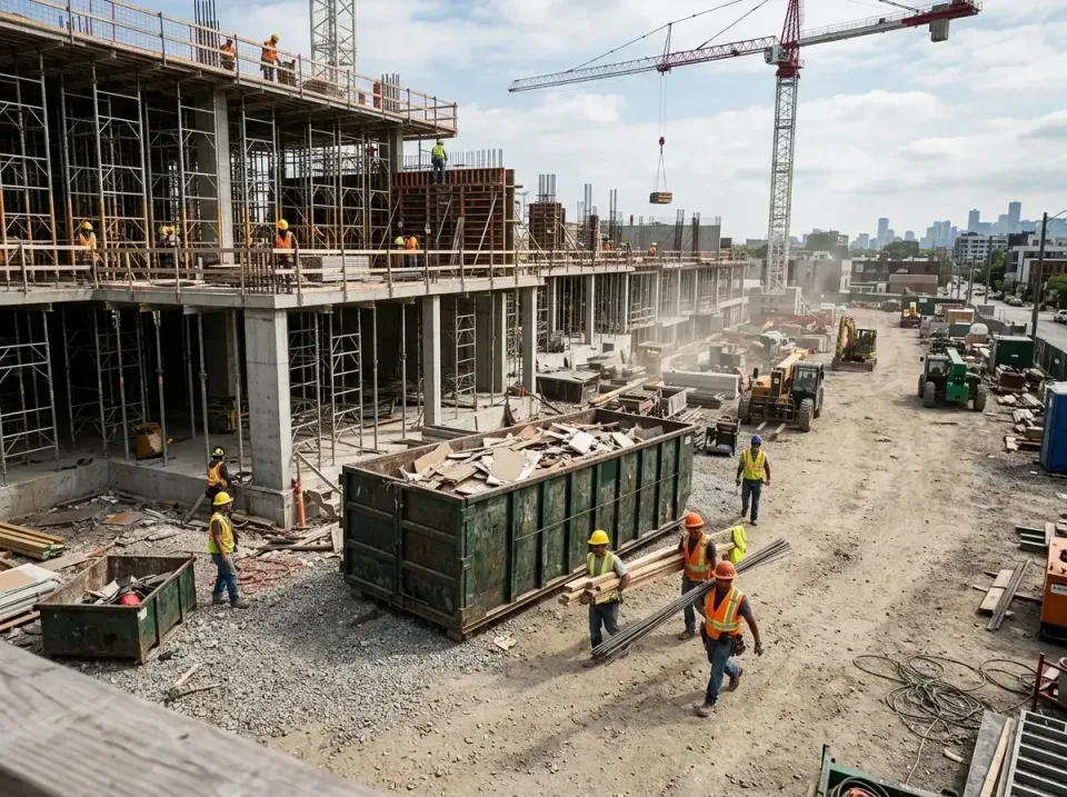 commercial-construction-site-w-002 — frequently asked questions, Low Cost Construction Dumpster Rental in South Alamo, TX